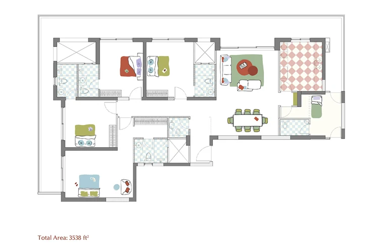max estate 361 4.5 bhk ultra residences floor plan